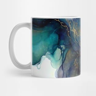 Garden of Enchantment - Abstract Alcohol Ink Art Mug